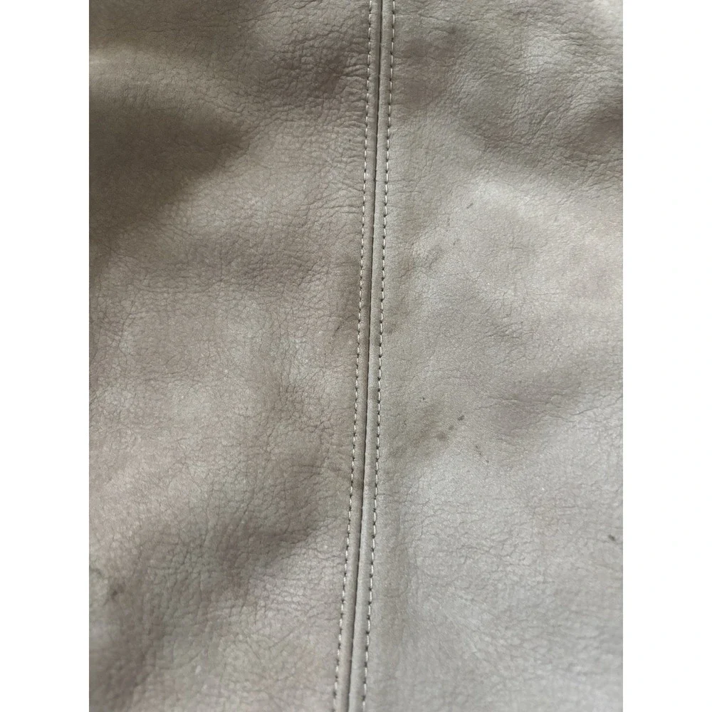 Stone Mountain Taupe Leather Crossbody Shoulder Bag